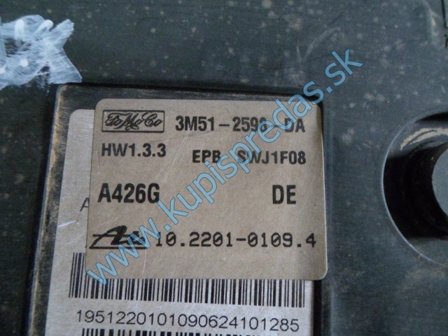 elektrická ručná brzda na ford c-max, 3M51-2598-DA 
